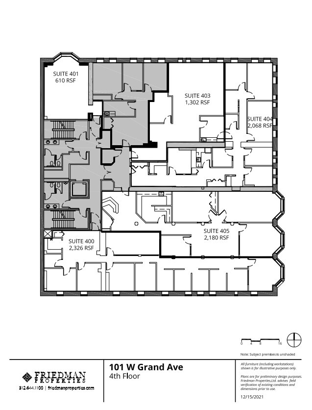 101 W Grand Ave, Chicago, IL for lease Floor Plan- Image 1 of 1