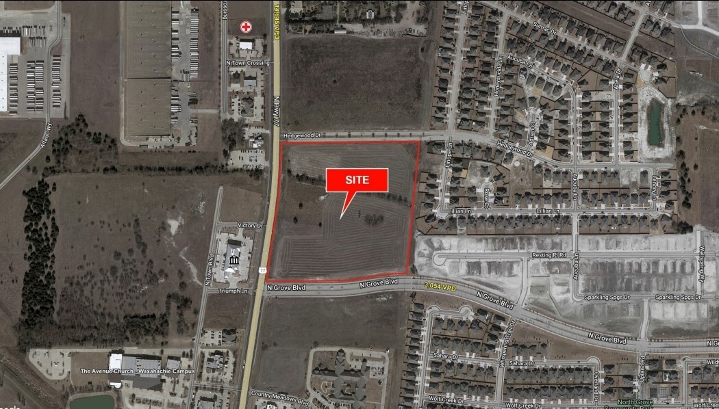 NEC North Grove & US 77, Waxahachie, TX for sale Building Photo- Image 1 of 1