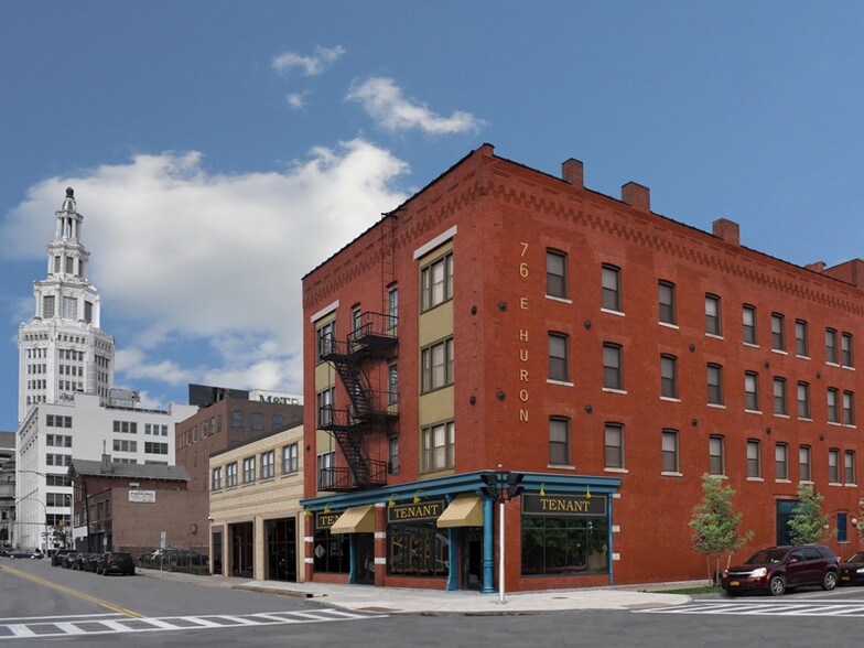 68-74 E Huron St, Buffalo, NY for lease - Building Photo - Image 1 of 13