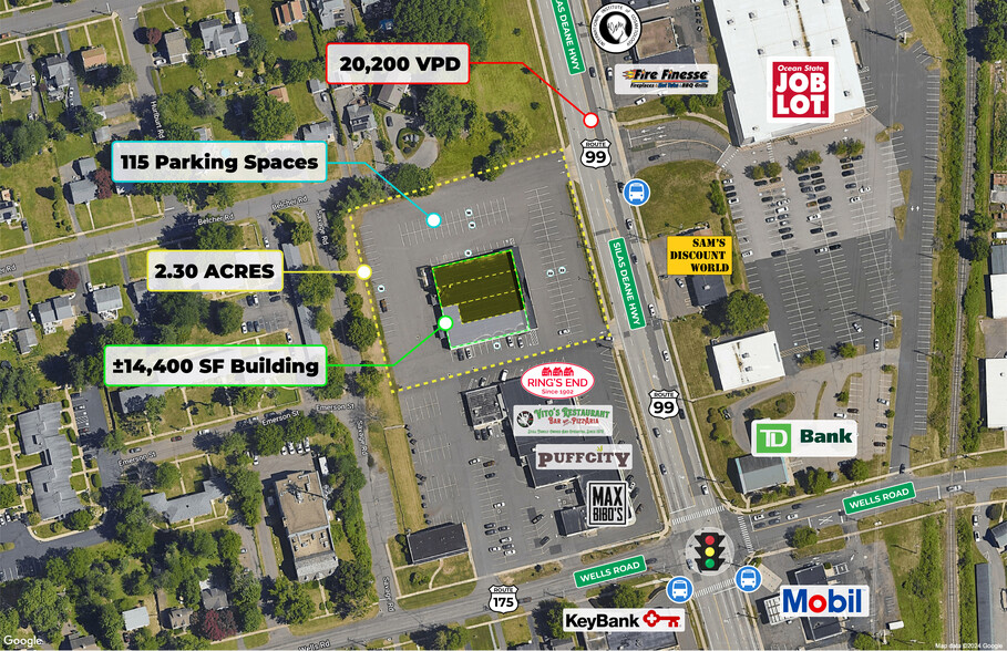 657 Silas Deane Hwy, Wethersfield, CT for sale - Aerial - Image 1 of 1