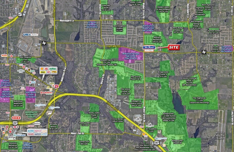 NEC FM 1387 & Walnut Grove Rd, Midlothian, TX for lease - Building Photo - Image 3 of 5