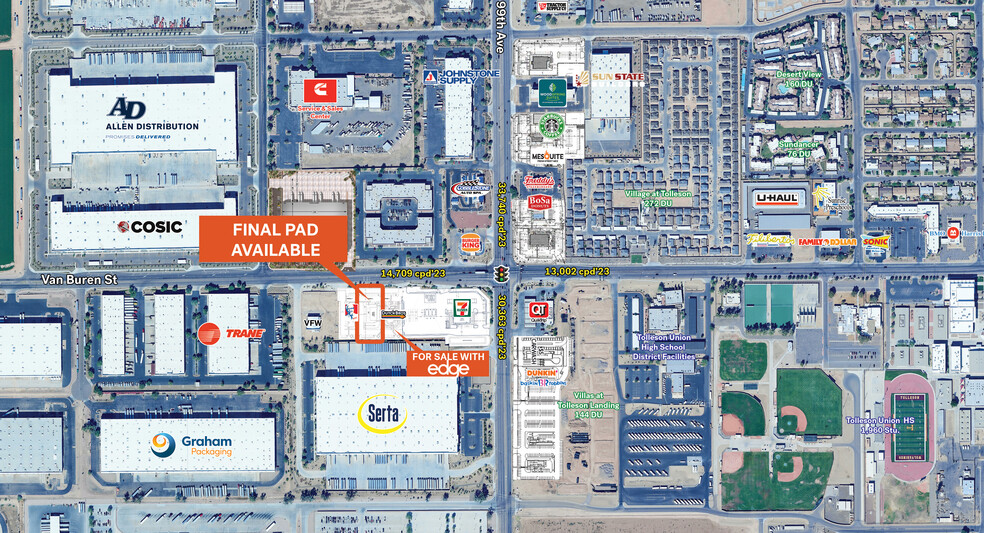 WSWC Van Buren St. & 99th ave, Tolleson, AZ for lease - Primary Photo - Image 1 of 2