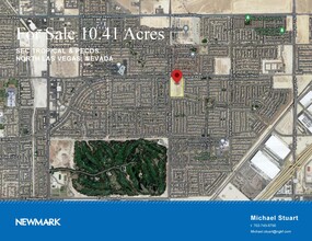 TROPICAL & PECOS, North Las Vegas, NV - aerial  map view