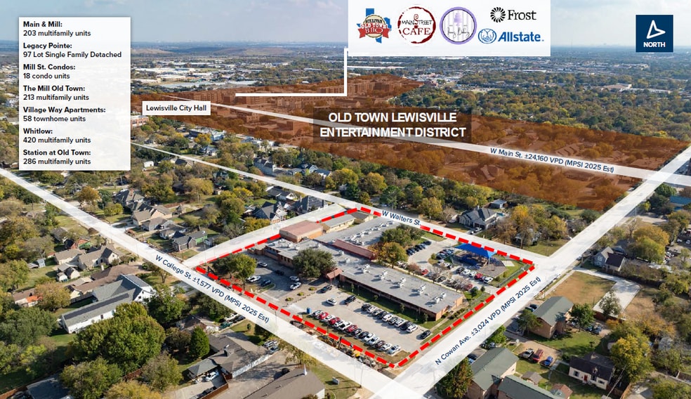 350 W College St, Lewisville, TX for sale - Building Photo - Image 2 of 3