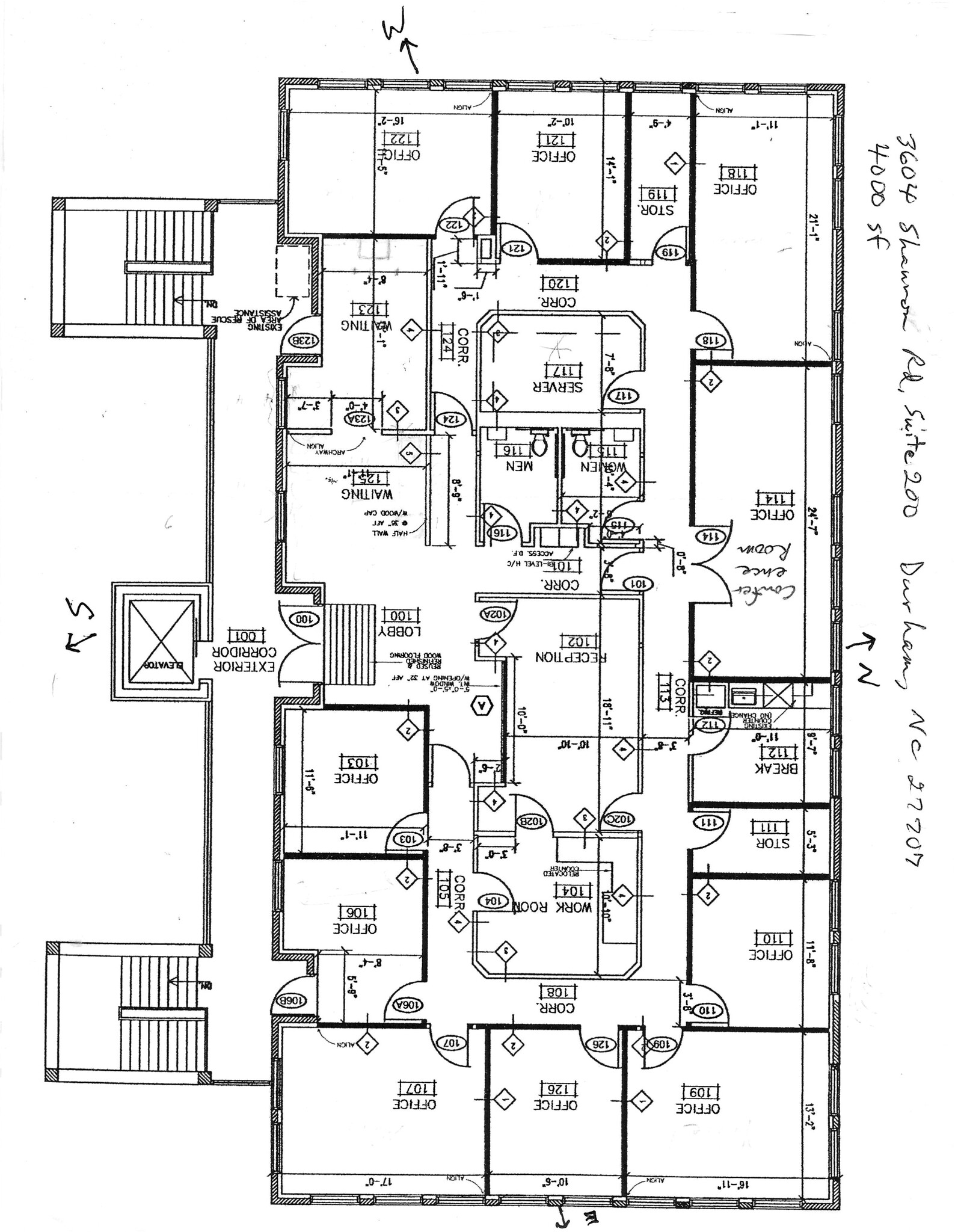 3604 Shannon Rd, Durham, NC for lease Site Plan- Image 1 of 1