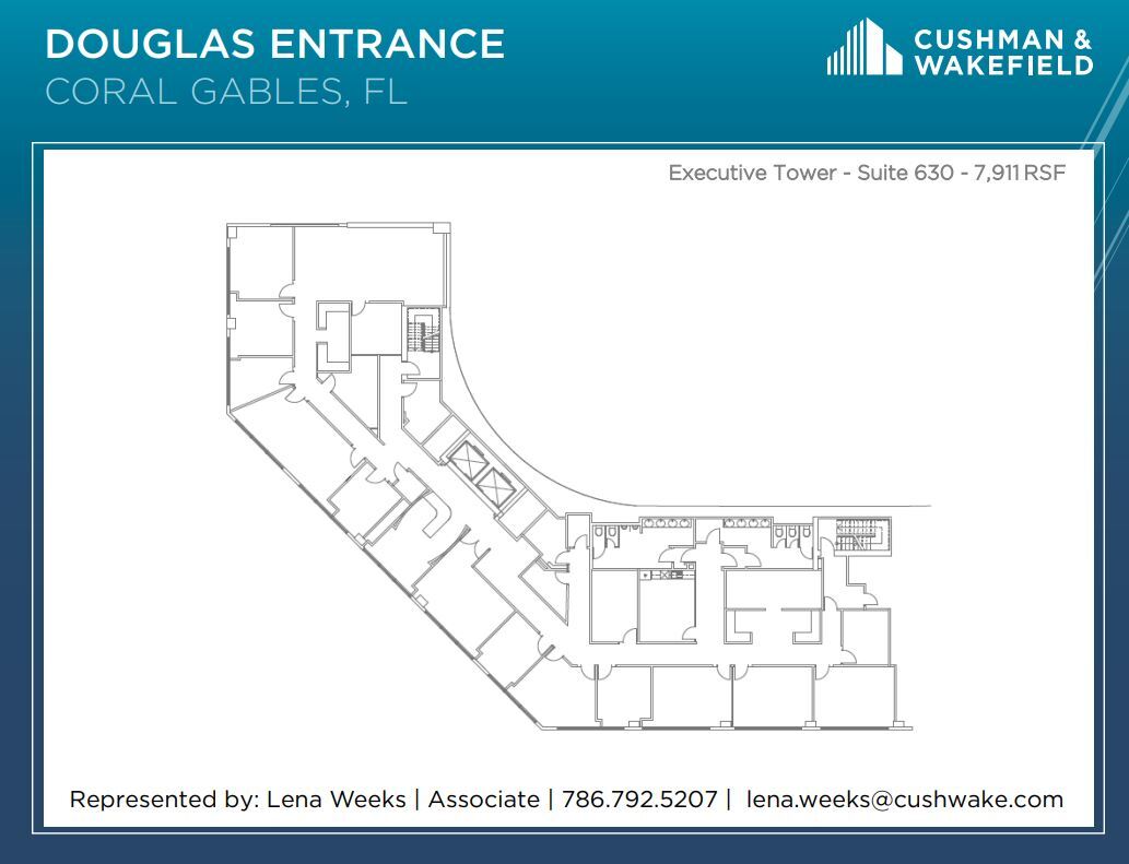 800 S Douglas Rd, Coral Gables, FL for lease Floor Plan- Image 1 of 1