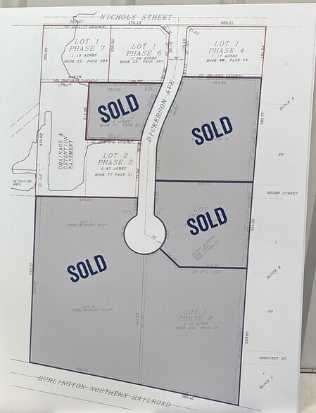 800-900 N Dickerson Ave, Springfield, MO for sale - Plat Map - Image 1 of 1