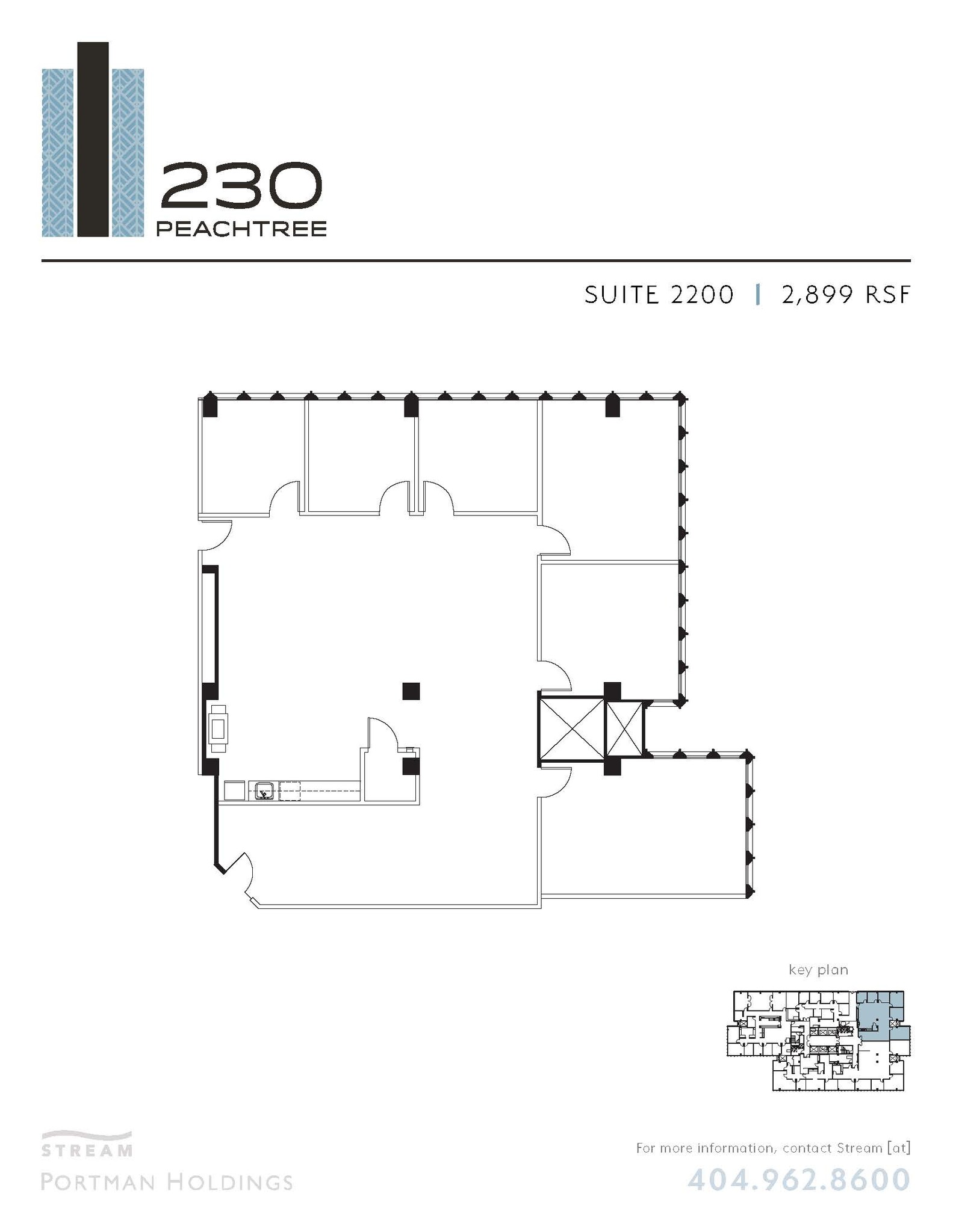 230 Peachtree St NW, Atlanta, GA for lease Floor Plan- Image 1 of 1