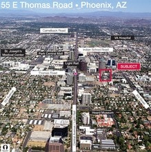 55 E Thomas Rd, Phoenix, AZ - AERIAL map view - Image1