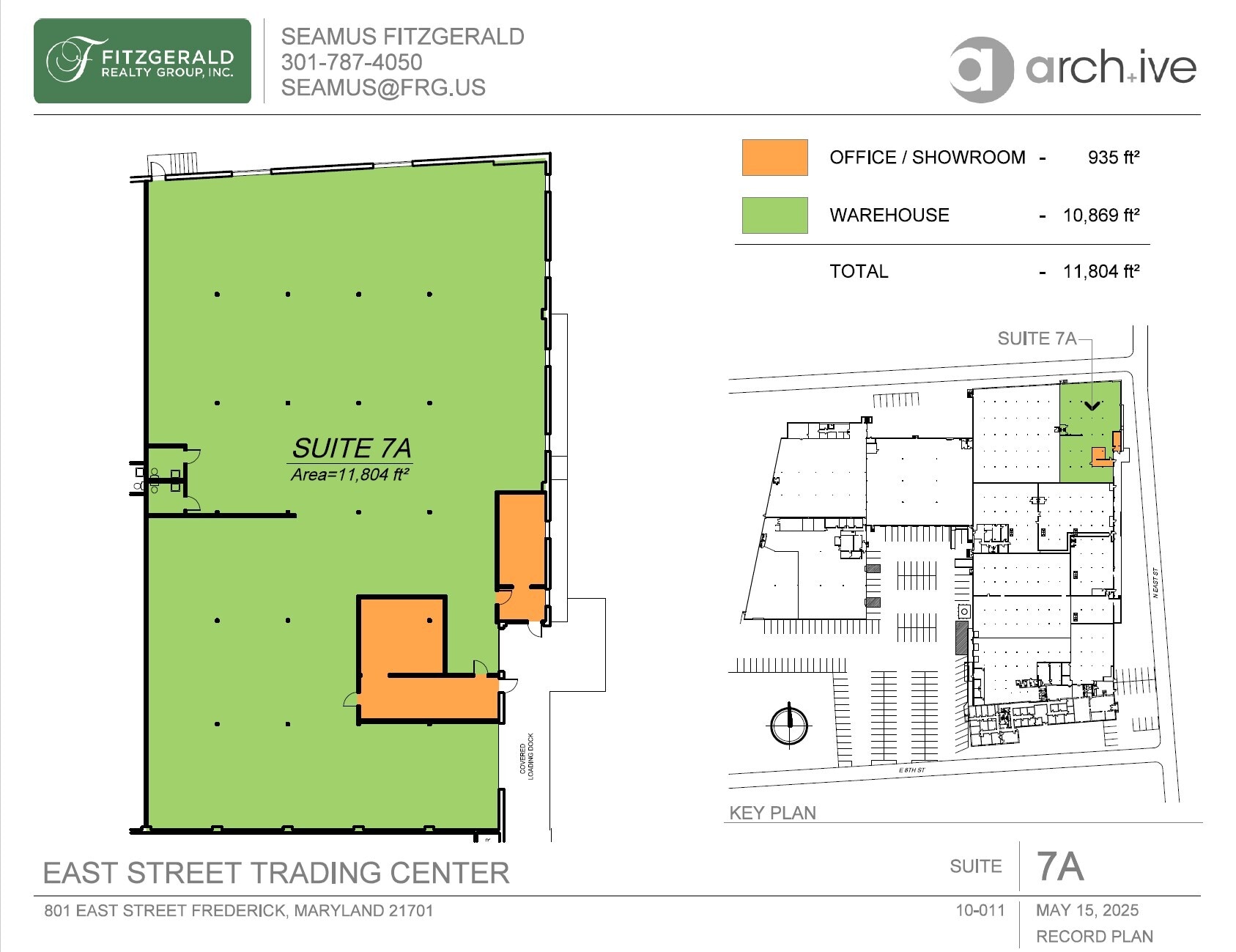 801 N East St, Frederick, MD for lease Floor Plan- Image 1 of 1