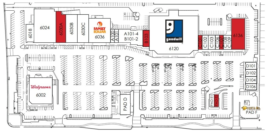6016 E Main St, Mesa, AZ for lease Site Plan- Image 1 of 1