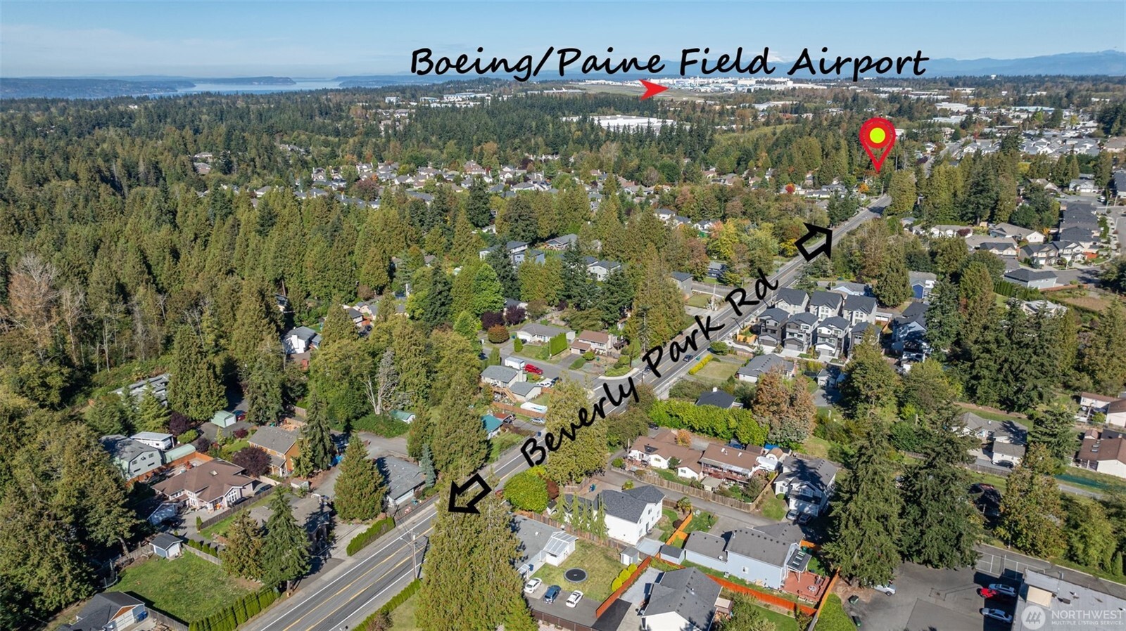 12900 Beverly Park Rd, Mukilteo, WA for sale Aerial- Image 1 of 10