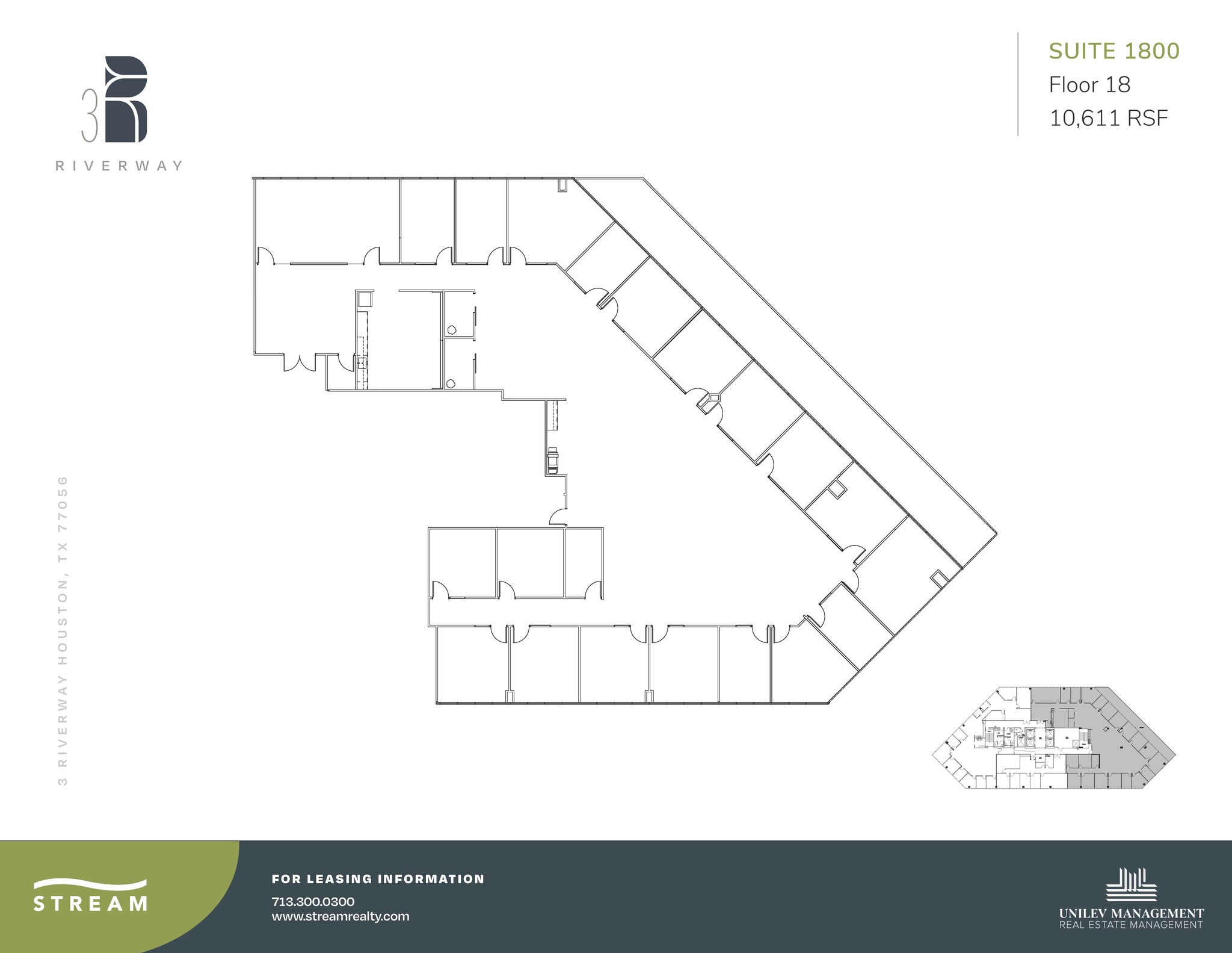 3 Riverway, Houston, TX for lease Floor Plan- Image 1 of 1