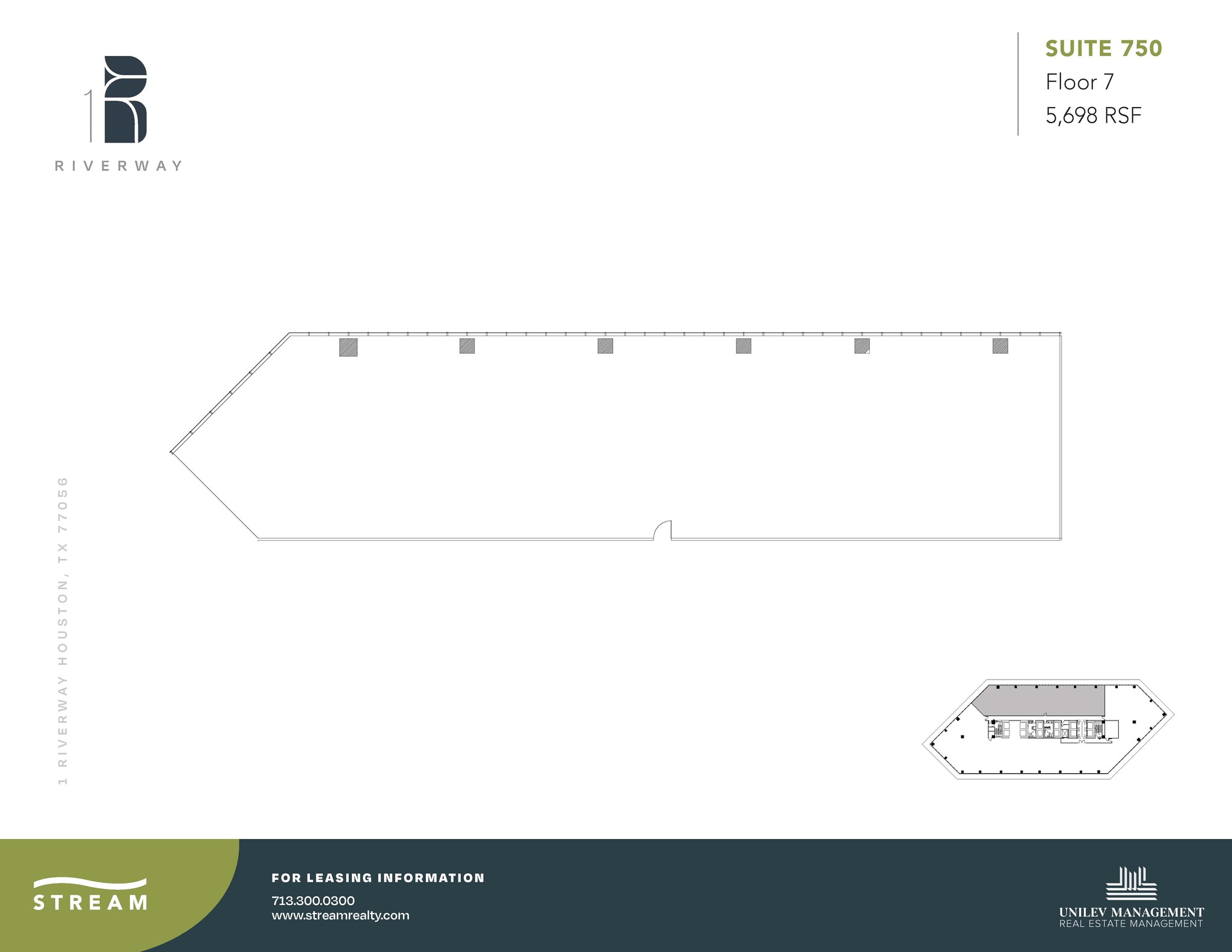 1 Riverway, Houston, TX for lease Floor Plan- Image 1 of 1