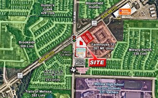 More details for SEC 121 & Milrany Ln, Melissa, TX - Retail for Lease