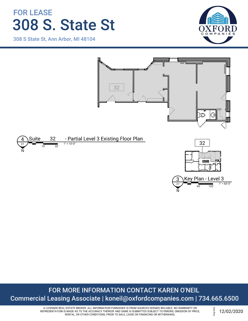 308 S State St, Ann Arbor, MI for lease Floor Plan- Image 1 of 1