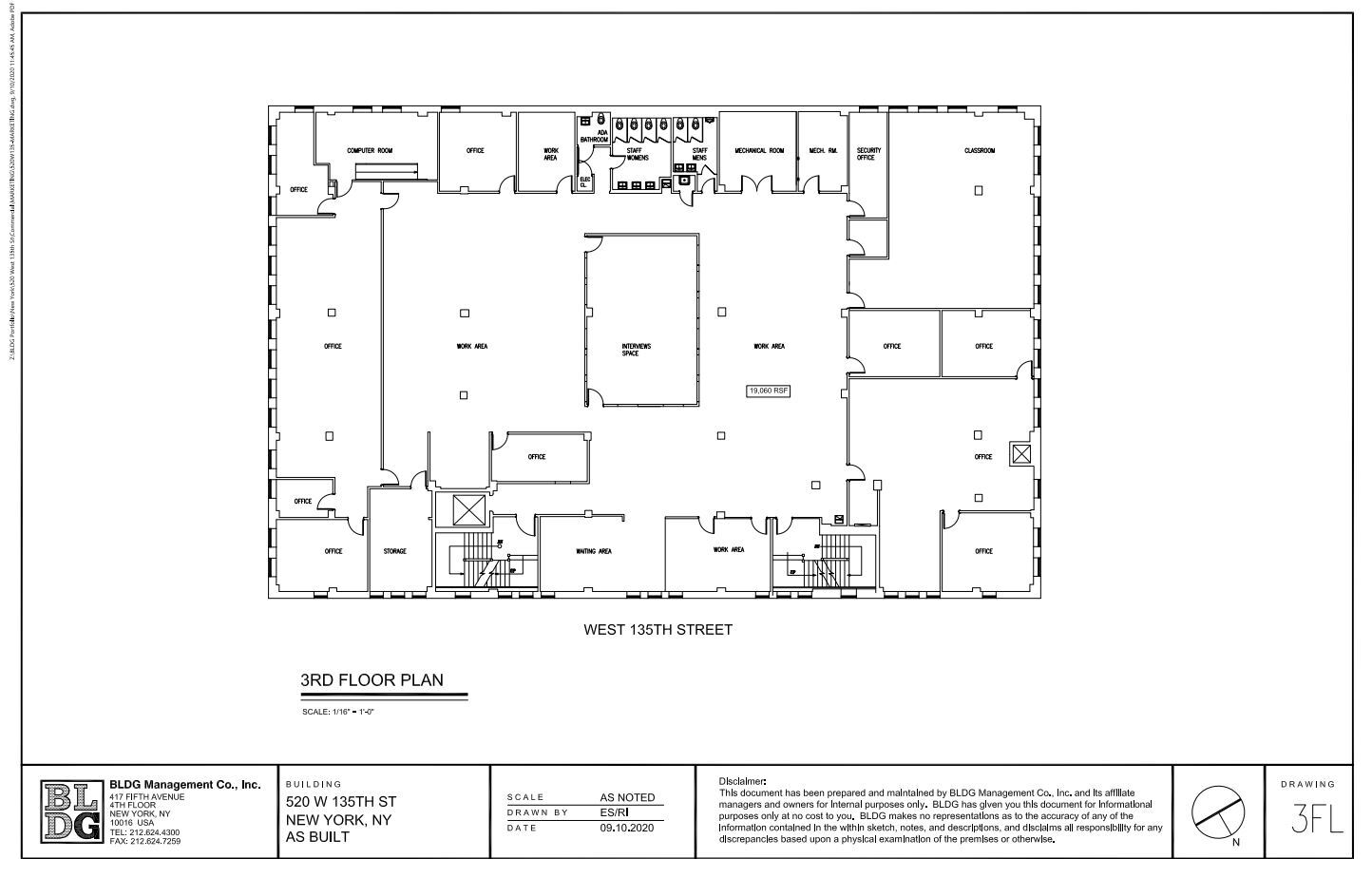 520 W 135th St, New York, NY for lease Floor Plan- Image 1 of 1