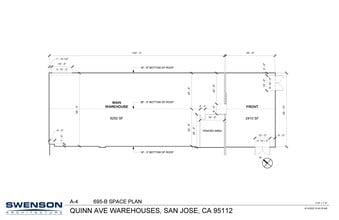 681-699 Quinn Ave, San Jose, CA for lease Floor Plan- Image 1 of 14