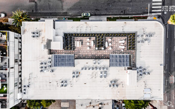 1446 N Detroit St, Los Angeles, CA - aerial  map view