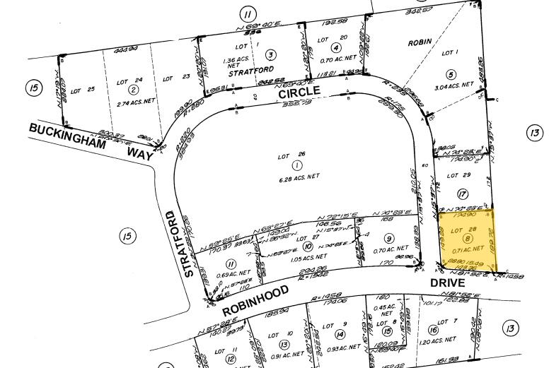 1035 W Robinhood Dr, Stockton, CA for lease - Plat Map - Image 2 of 10