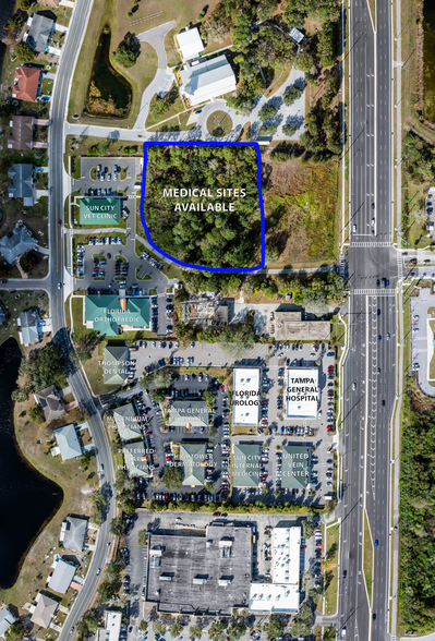 1010 E Del Webb Blvd, Sun City Center, FL for lease - Aerial - Image 2 of 2