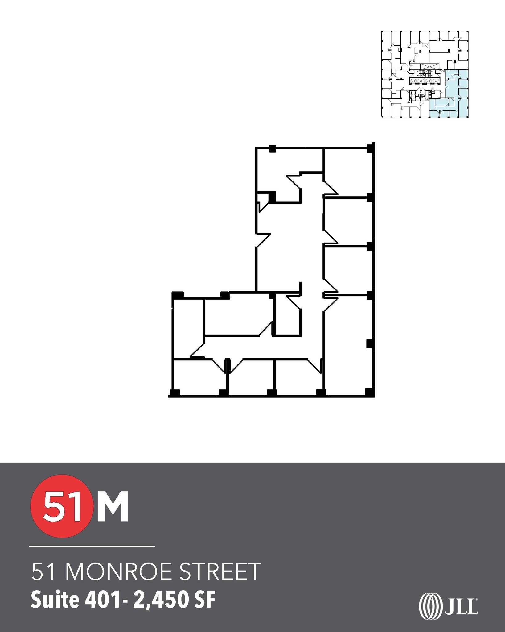 51 Monroe St, Rockville, MD for lease Floor Plan- Image 1 of 2