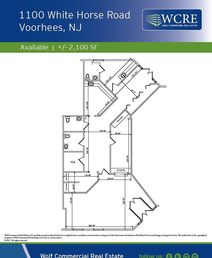 1101 E White Horse Rd, Voorhees, NJ for lease Floor Plan- Image 1 of 1