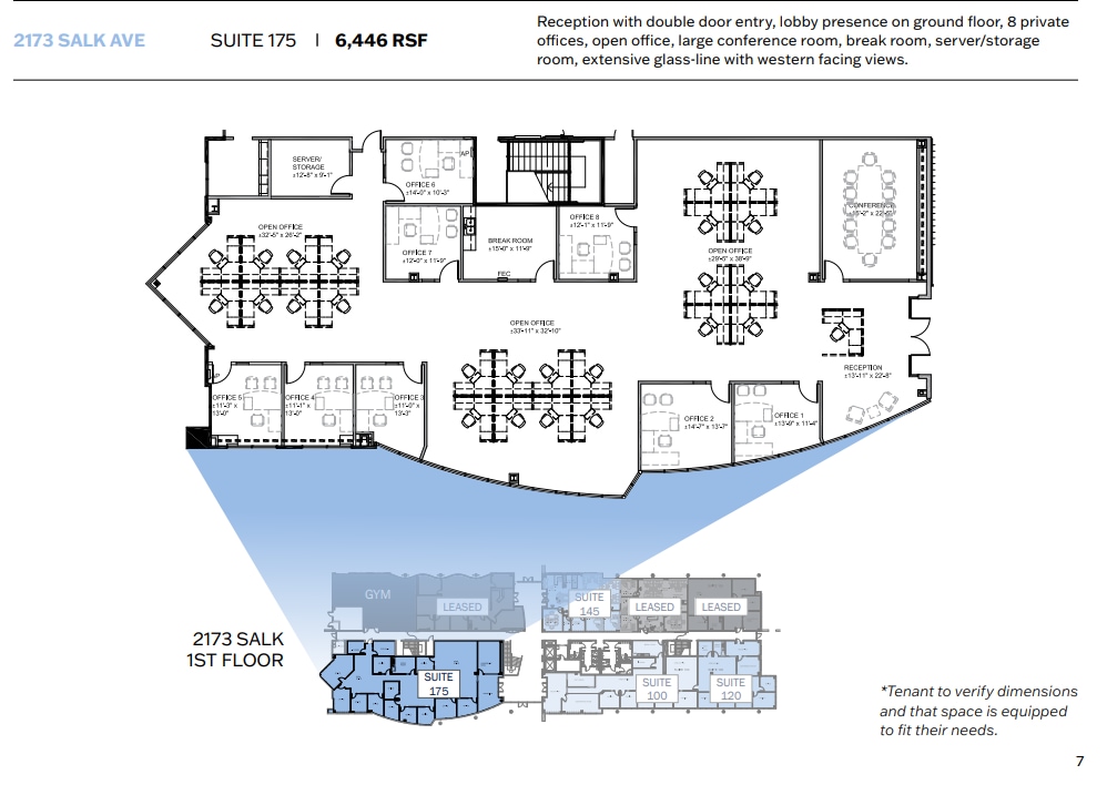 2173 Salk Ave, Carlsbad, CA for lease Floor Plan- Image 1 of 1