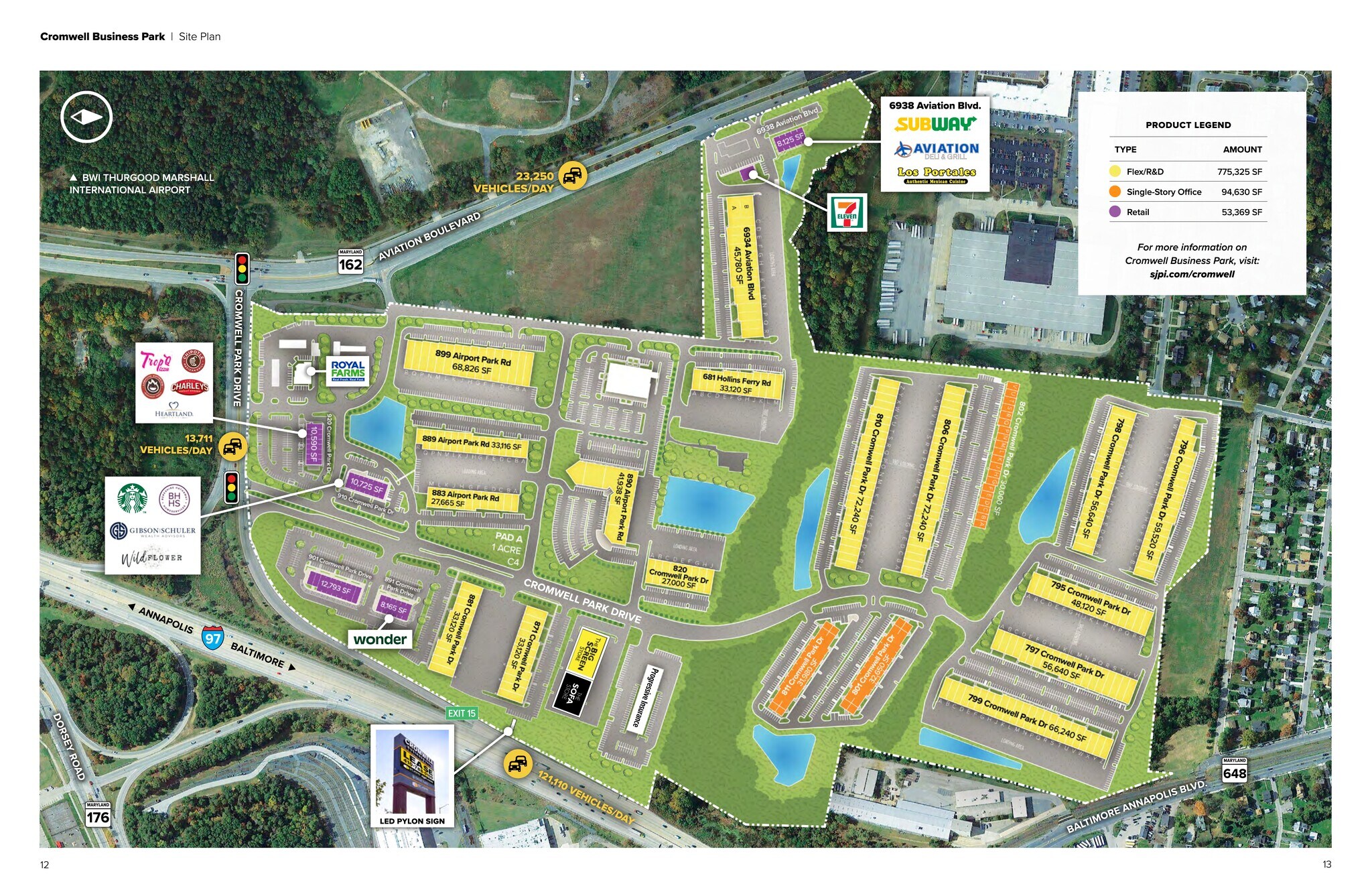910 Cromwell Park Dr, Glen Burnie, MD for lease Site Plan- Image 1 of 3