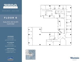 3500 Oak Lawn Ave, Dallas, TX for lease Floor Plan- Image 2 of 2