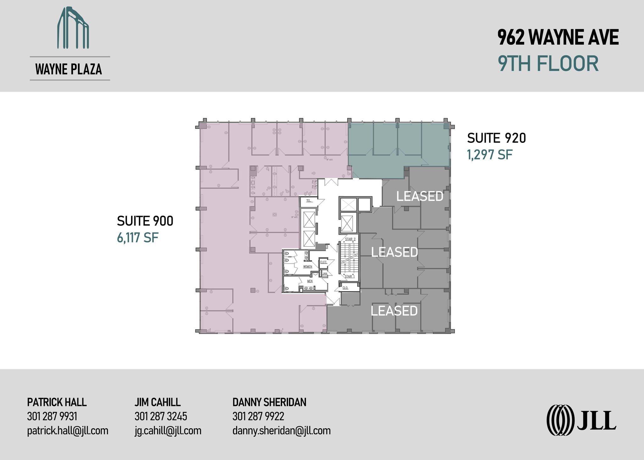 962 Wayne Ave, Silver Spring, MD for lease Floor Plan- Image 1 of 3
