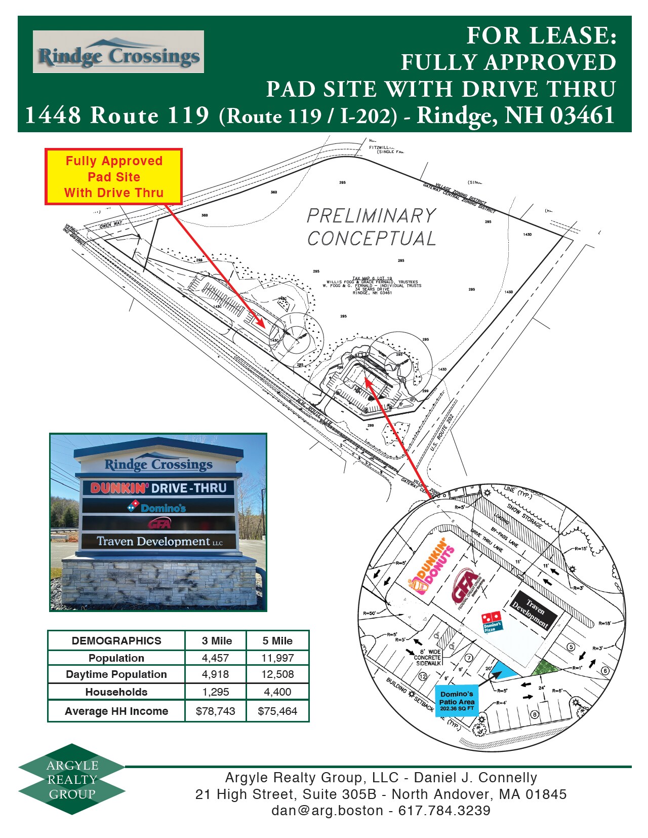 119 Corner Of Rte 119 &, Rindge, NH 03461 Rindge NH Rte 119/I202 Pad