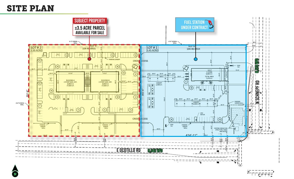 NWC Ocotillo Rd & Schnepf Rd, San Tan Valley, AZ for sale - Building Photo - Image 2 of 2