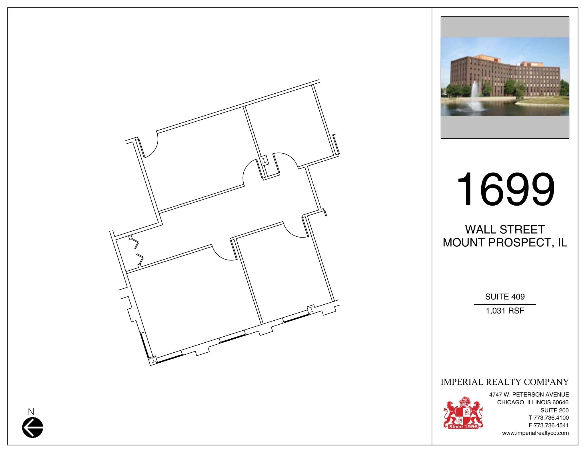1699 Wall St, Mount Prospect, IL for lease Site Plan- Image 1 of 1
