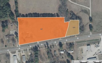 W Madison St, Houston, MS - AERIAL  map view