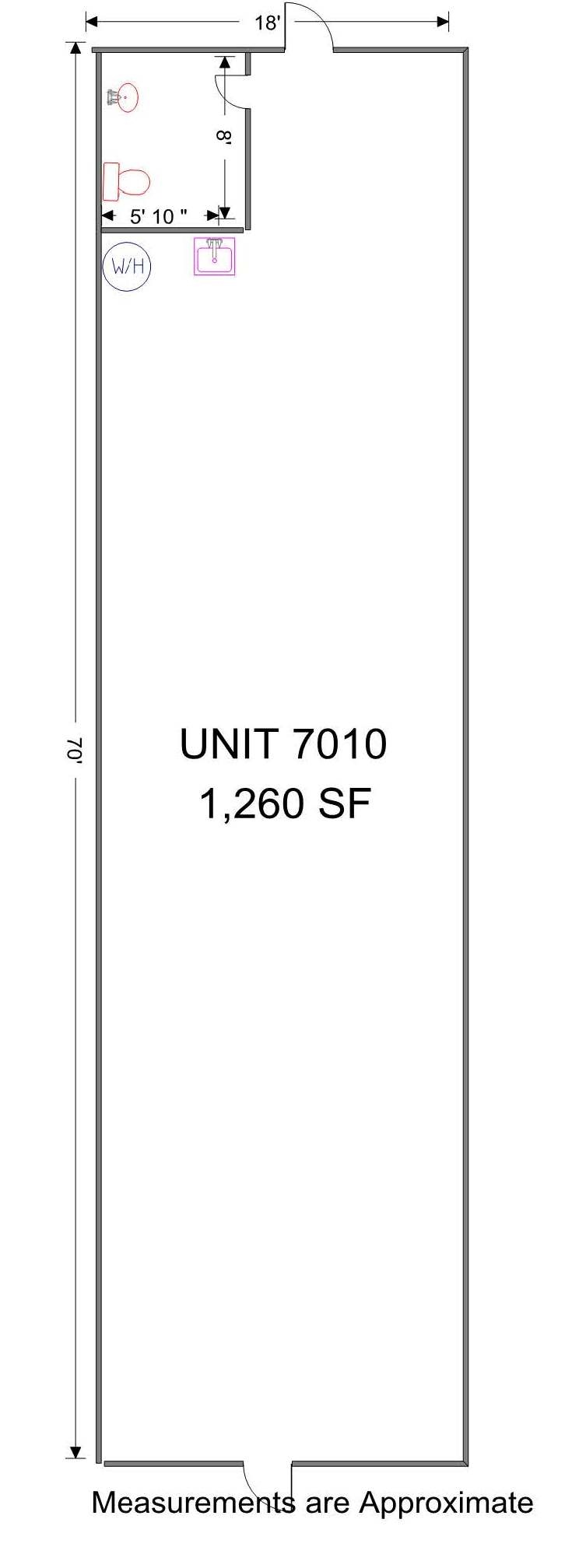 7000-7012 Huntley Rd, Carpentersville, IL for lease Floor Plan- Image 1 of 1