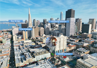 950 Stockton St, San Francisco, CA - aerial  map view