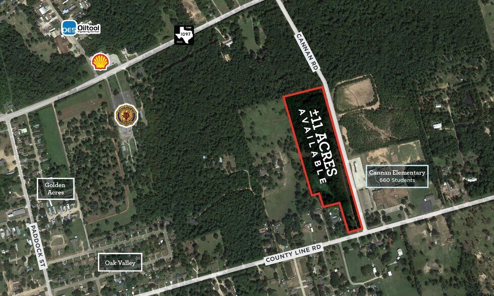 Cannan Rd, Willis, TX for sale - Aerial - Image 1 of 1