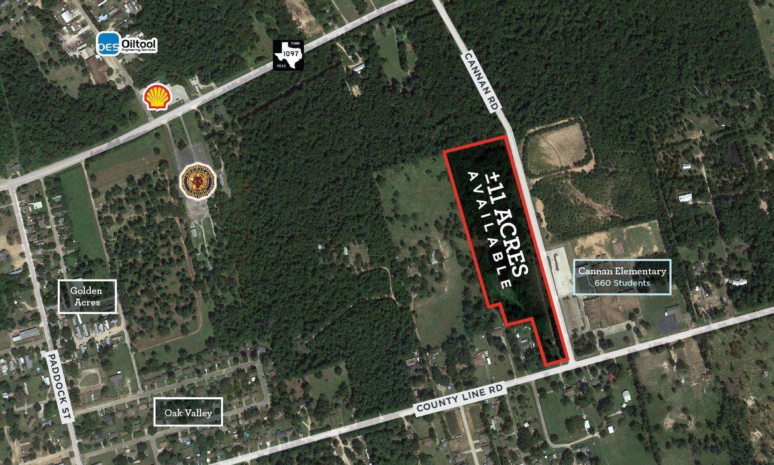 Cannan Rd, Willis, TX for sale Aerial- Image 1 of 1