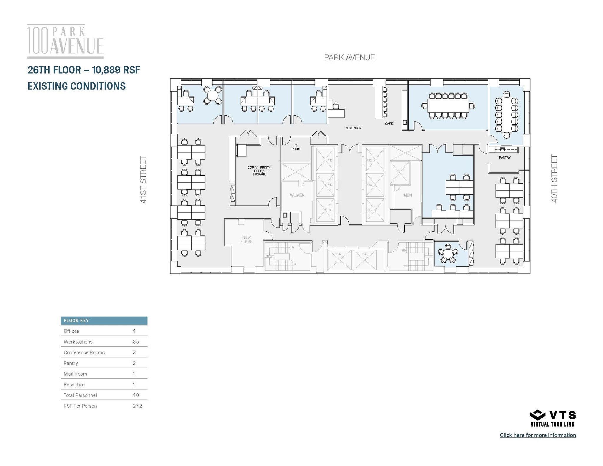 100 Park Ave, New York, NY for lease Floor Plan- Image 1 of 3