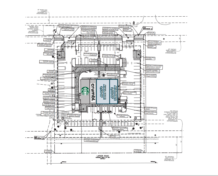 8079 Lapeer Rd, Davison, MI for lease Site Plan- Image 1 of 1