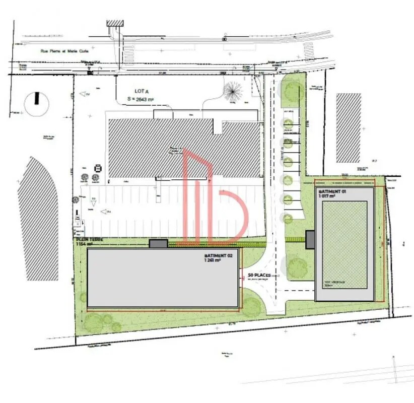 Office in Bruges for lease Site Plan- Image 1 of 4