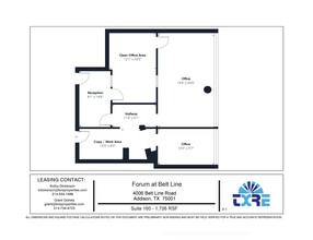 4004 Belt Line Rd, Addison, TX for lease Floor Plan- Image 1 of 1