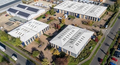 Caxton Rd, Bedford, BDF - AERIAL  map view