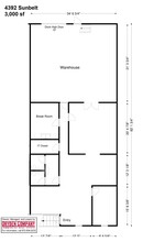 4384-4398 Sunbelt Dr, Addison, TX for lease Floor Plan- Image 1 of 1