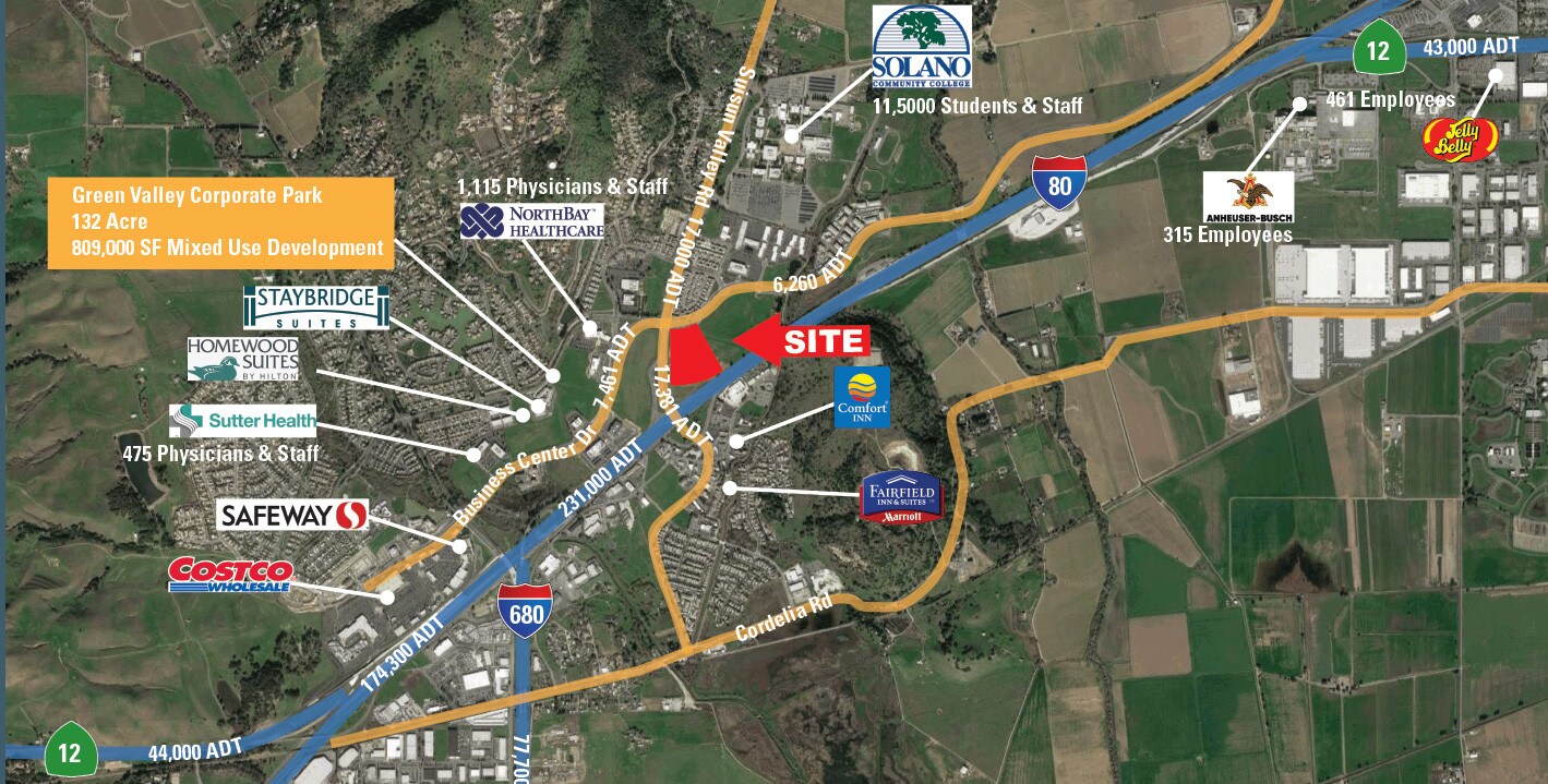 Suisun Valley Rd, Fairfield, CA for sale Aerial- Image 1 of 1