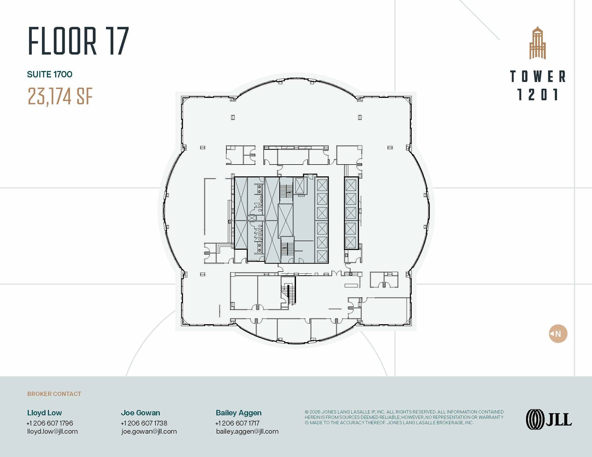 1201 3rd Ave, Seattle, WA for lease Floor Plan- Image 1 of 1