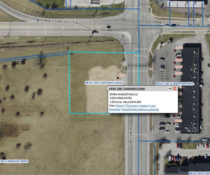 2500 Oregon Rd, Northwood, OH for sale - Building Photo - Image 2 of 2