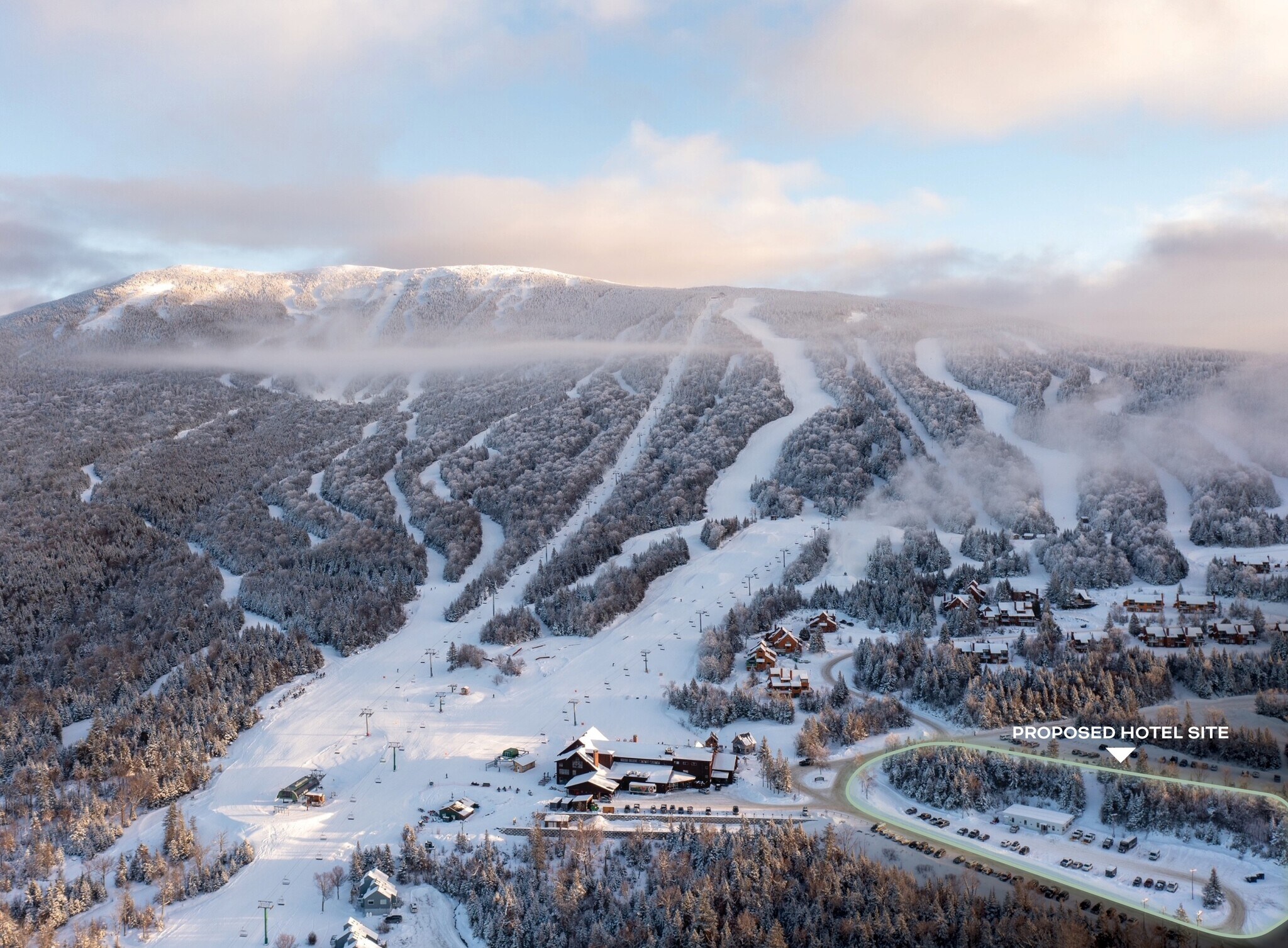 976 Saddleback Rd, Sandy River Plt, ME for sale Aerial- Image 1 of 2