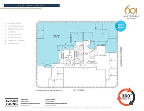 601 Montgomery St, San Francisco, CA for lease Floor Plan- Image 2 of 6